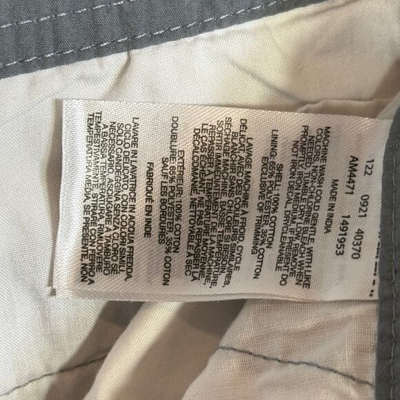 Columbia Men's Washed Out 10" Cotton Shorts, Gray Ash, 30w - Picture 6 of 6